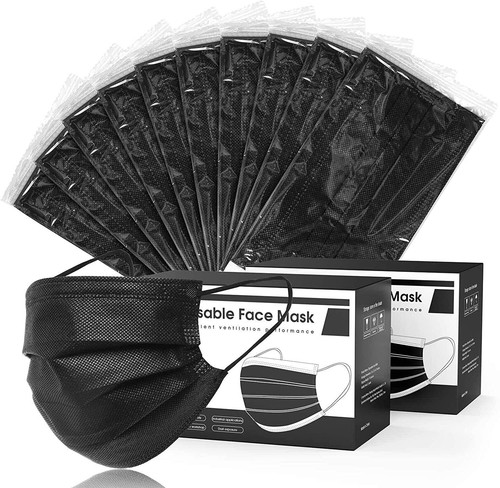 100 pcs black - pcs, mask