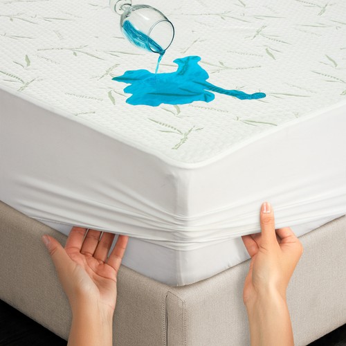 Bamboo mattress protector - bamboo,