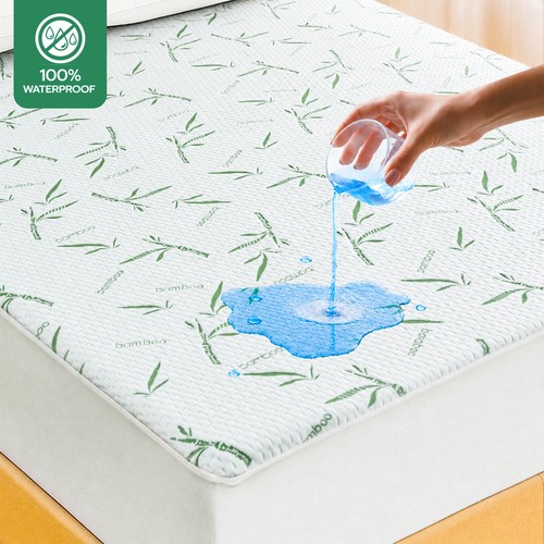 Bamboo mattress protector deep - bamboo,
