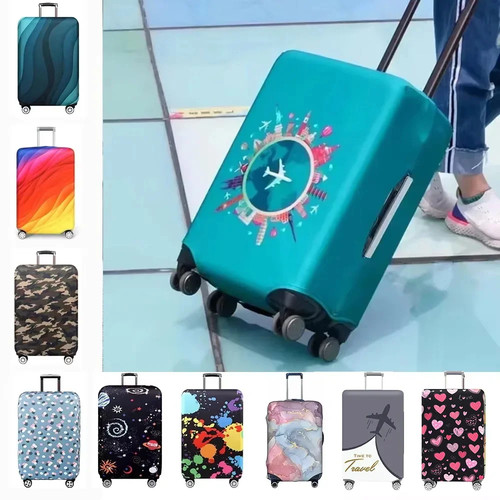 Elastic luggage cover - luggage,